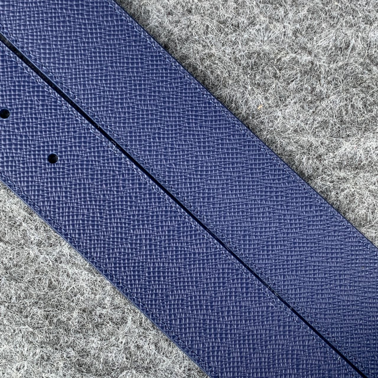 LV Initials 40mm Reversible Belt 'Blue'