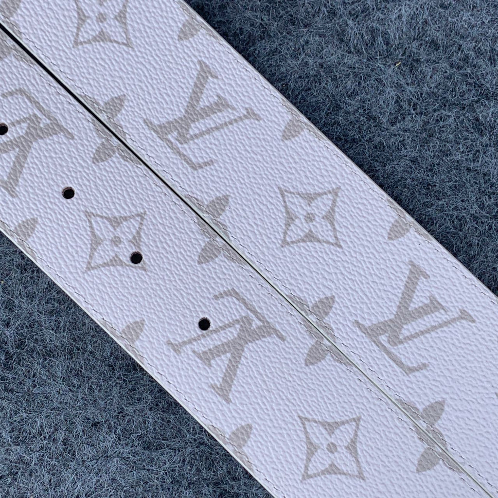 LV Initiales 40mm Reversible Belt 'White'