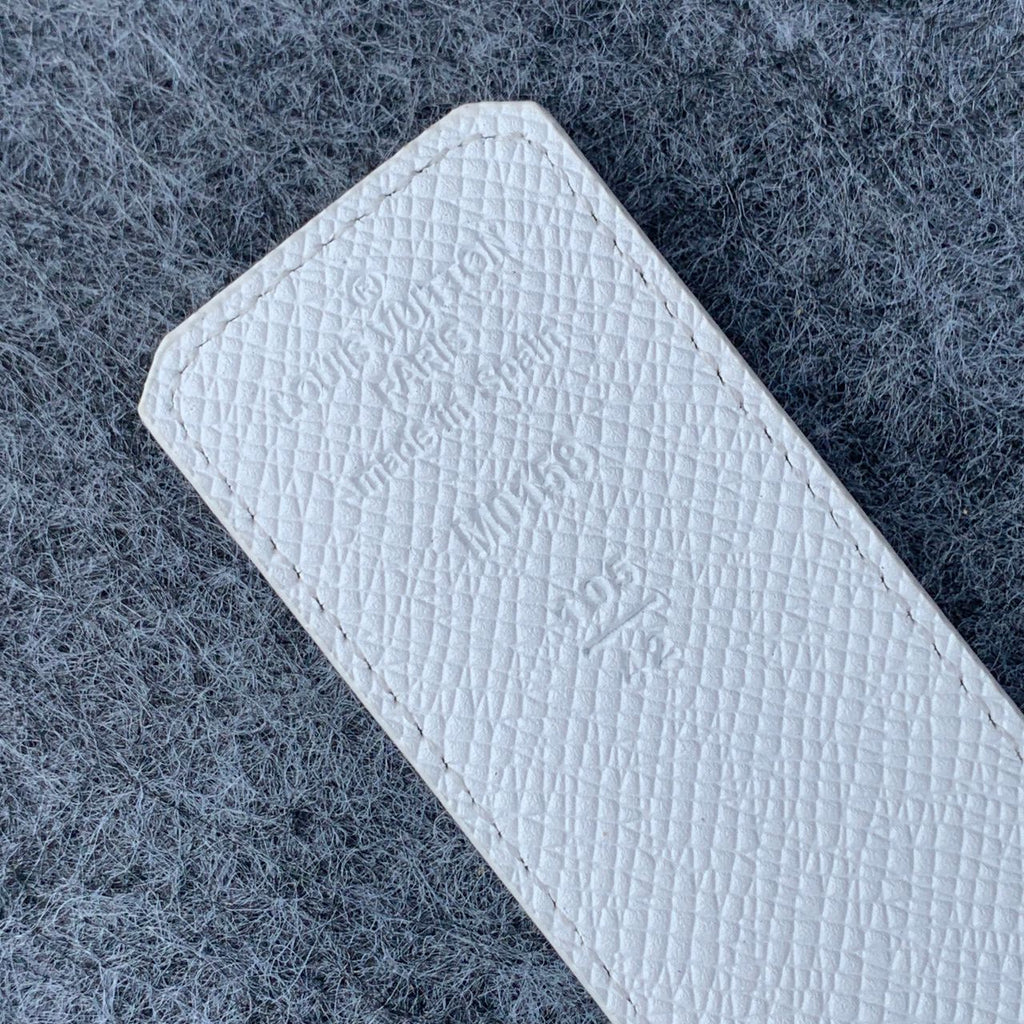 LV Initiales 40mm Reversible Belt 'White'