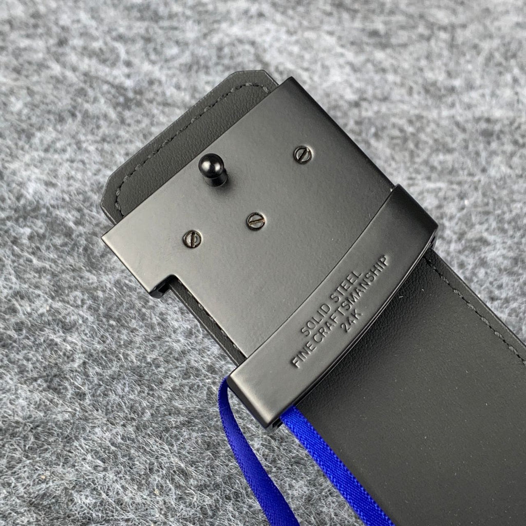 LV Initiales Damier Graphite Belt 'Black Grey'