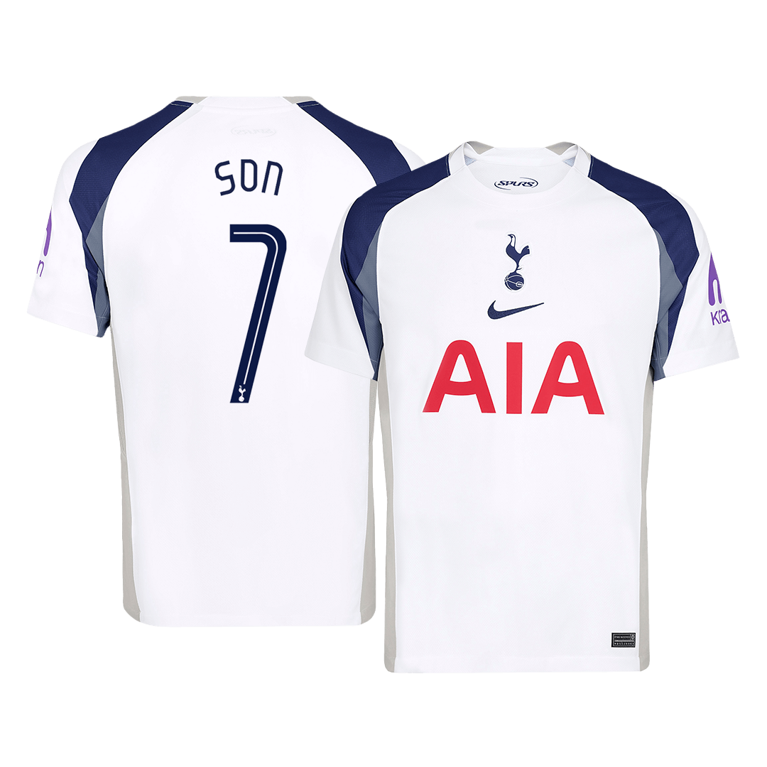 SON #7 Tottenham Hotspur Home Football Shirt 2025/26 White - UCL