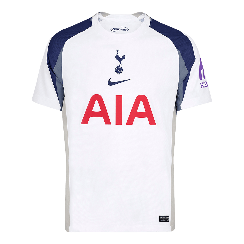 SON #7 Tottenham Hotspur Home Football Shirt 2025/26 White - UCL