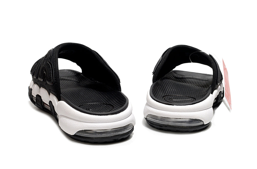 Nike Air More Uptempo Slides Black Red FB7808-001