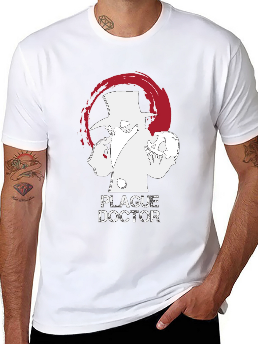 Plague Doctor T-Shirt - Unique Graphic Tee