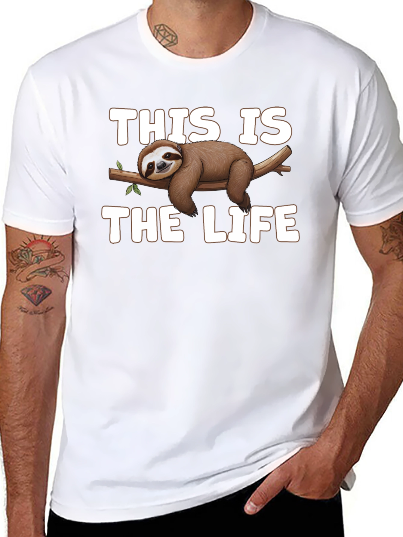 This is the Life Sloth T-Shirt - Relaxed & Comfy Tee