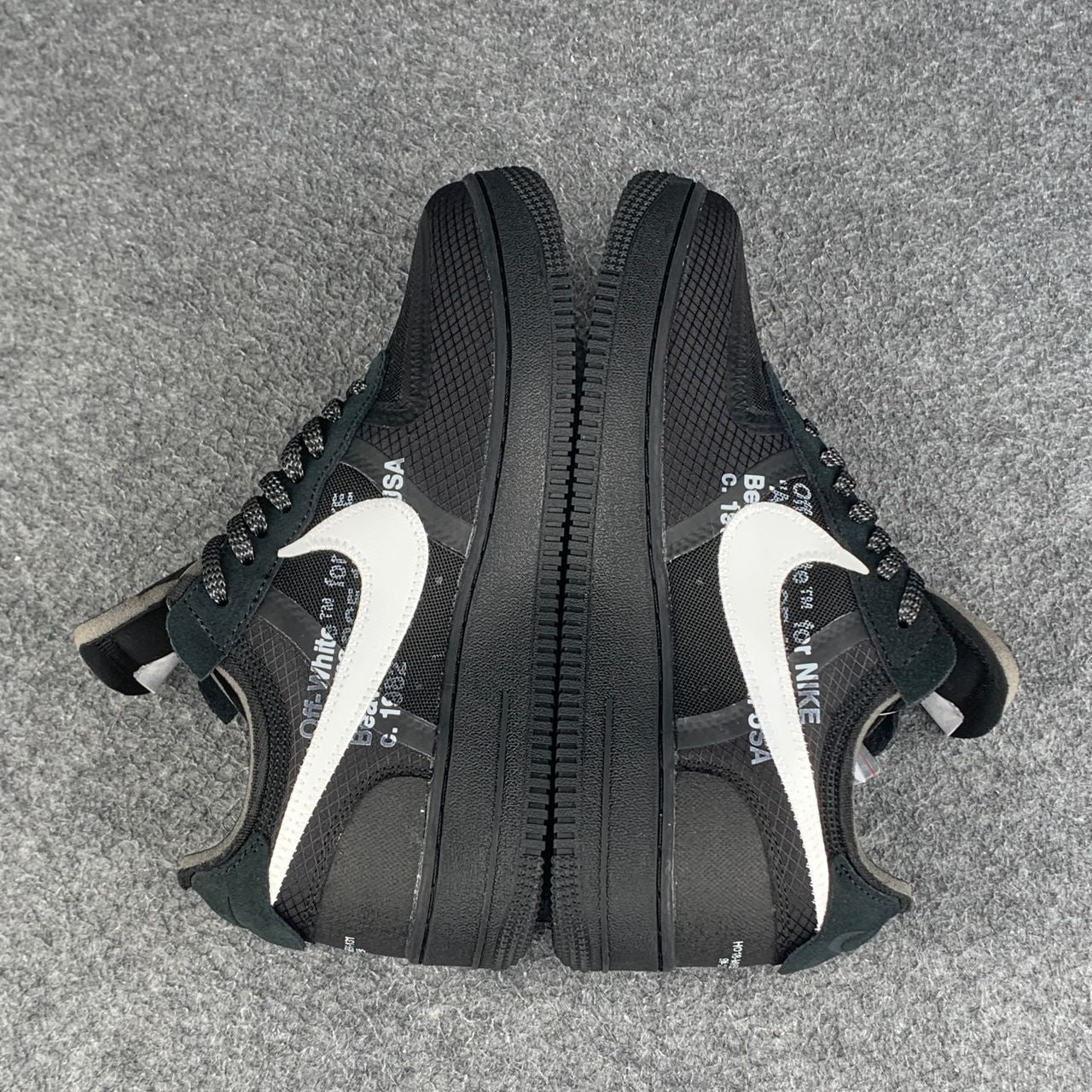 Off-White x Air Force 1 Low 'Black' Shoe