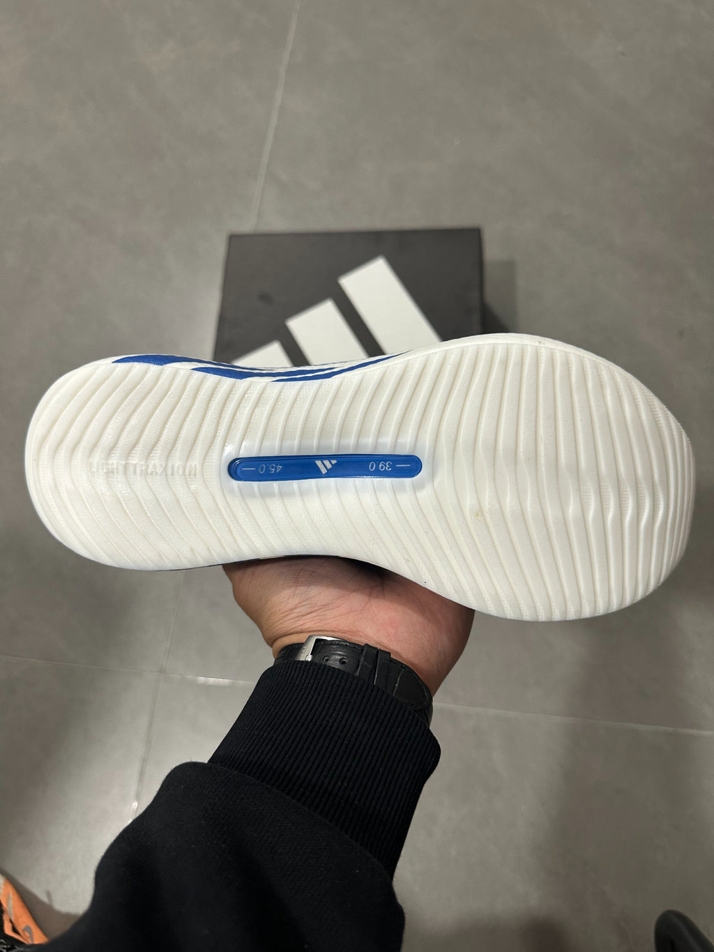 Adidas HYPERBOOST EDGE Running Shoes Blue | White
