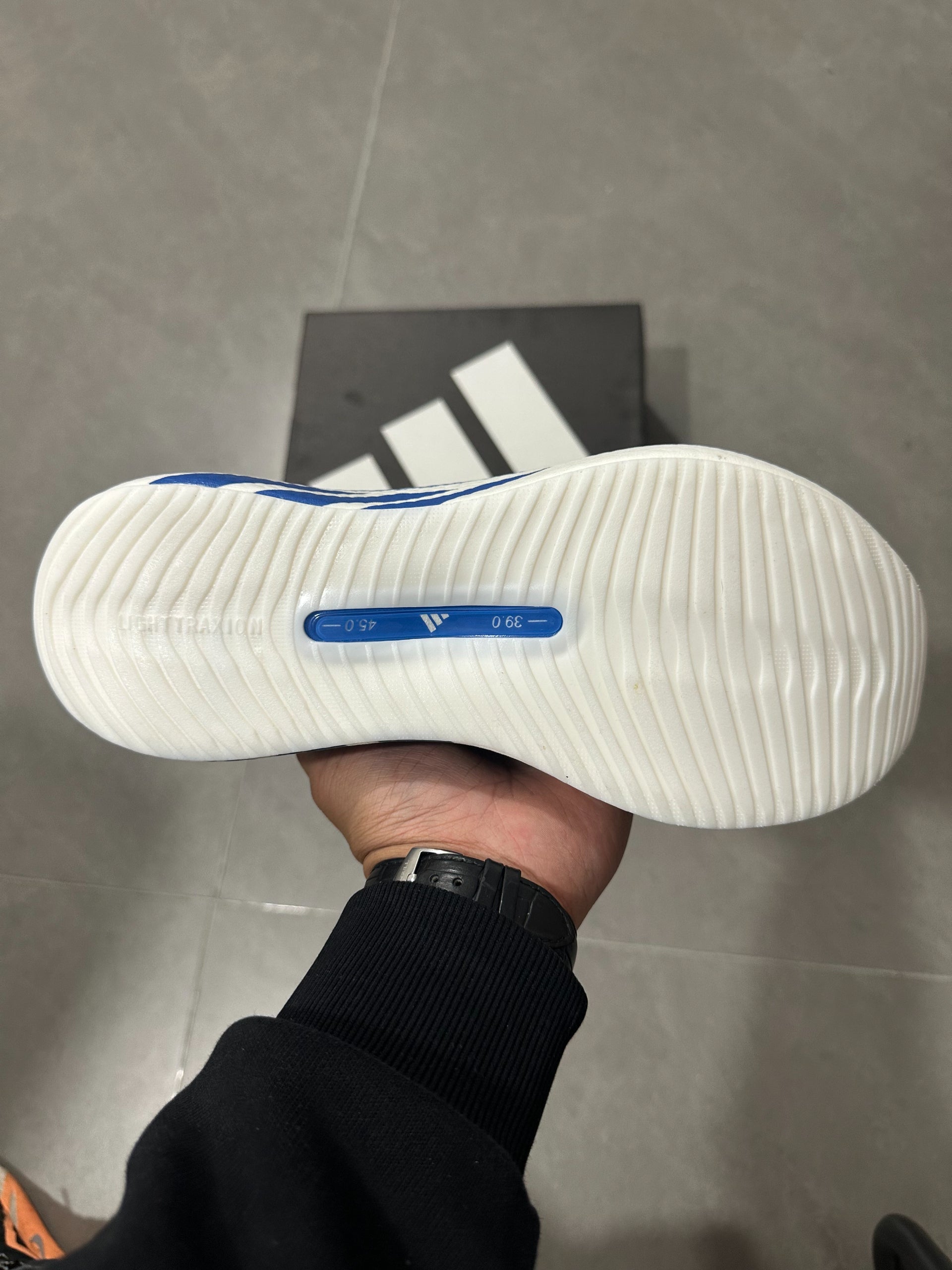 Adidas HYPERBOOST EDGE Running Shoes Blue | White