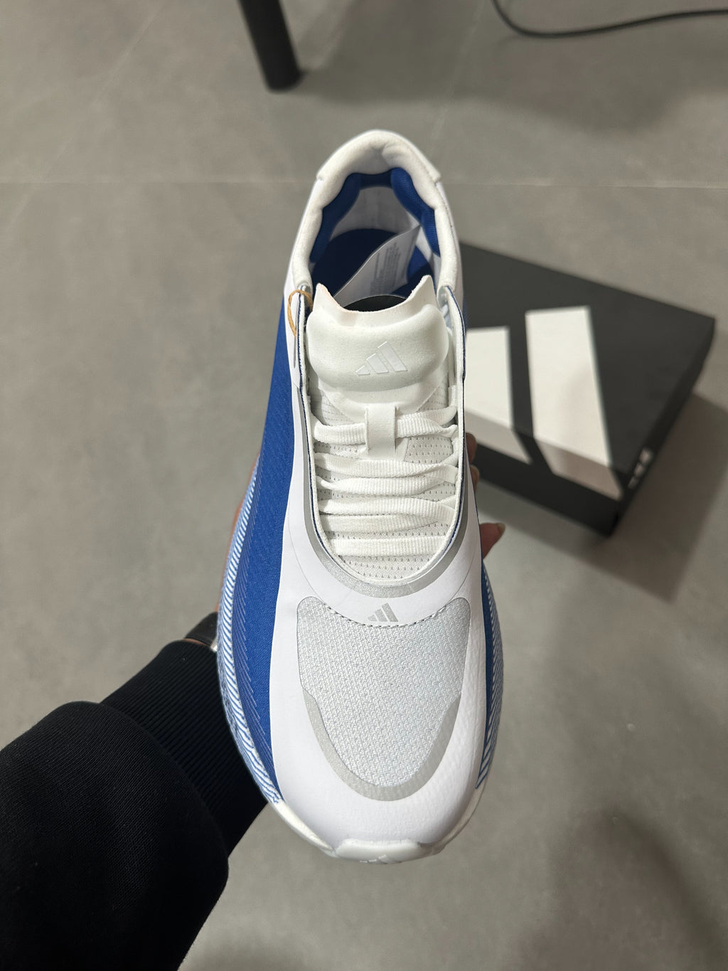 Adidas HYPERBOOST EDGE Running Shoes Blue | White