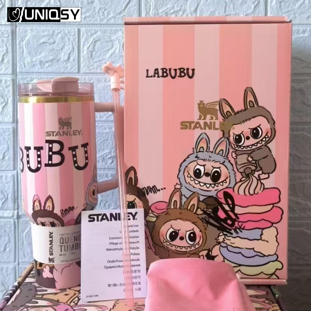Stanley Labubu Pink 40 OZ Tumbler - Limited Edition