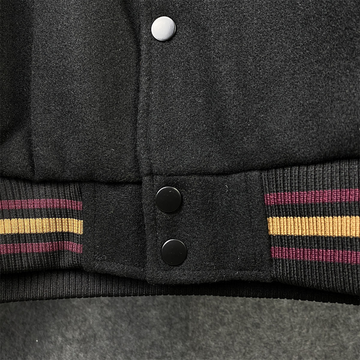 Stussy 40th Anniversary Varsity Jacket 'Black'
