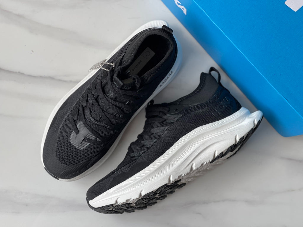 Hoka M Kawana Mid Training Shoes Black White