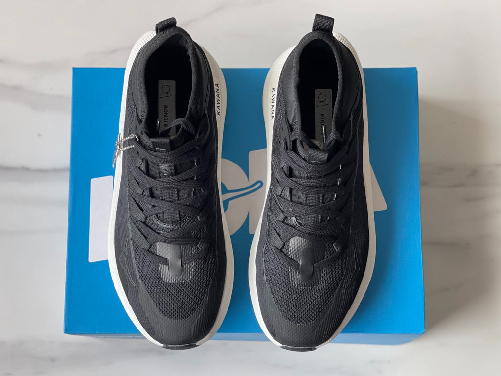 Hoka M Kawana Mid Training Shoes Black White