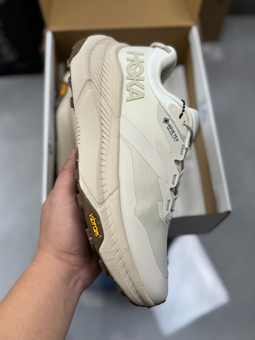Hoka Transport GTX Light apricot | Light khaki