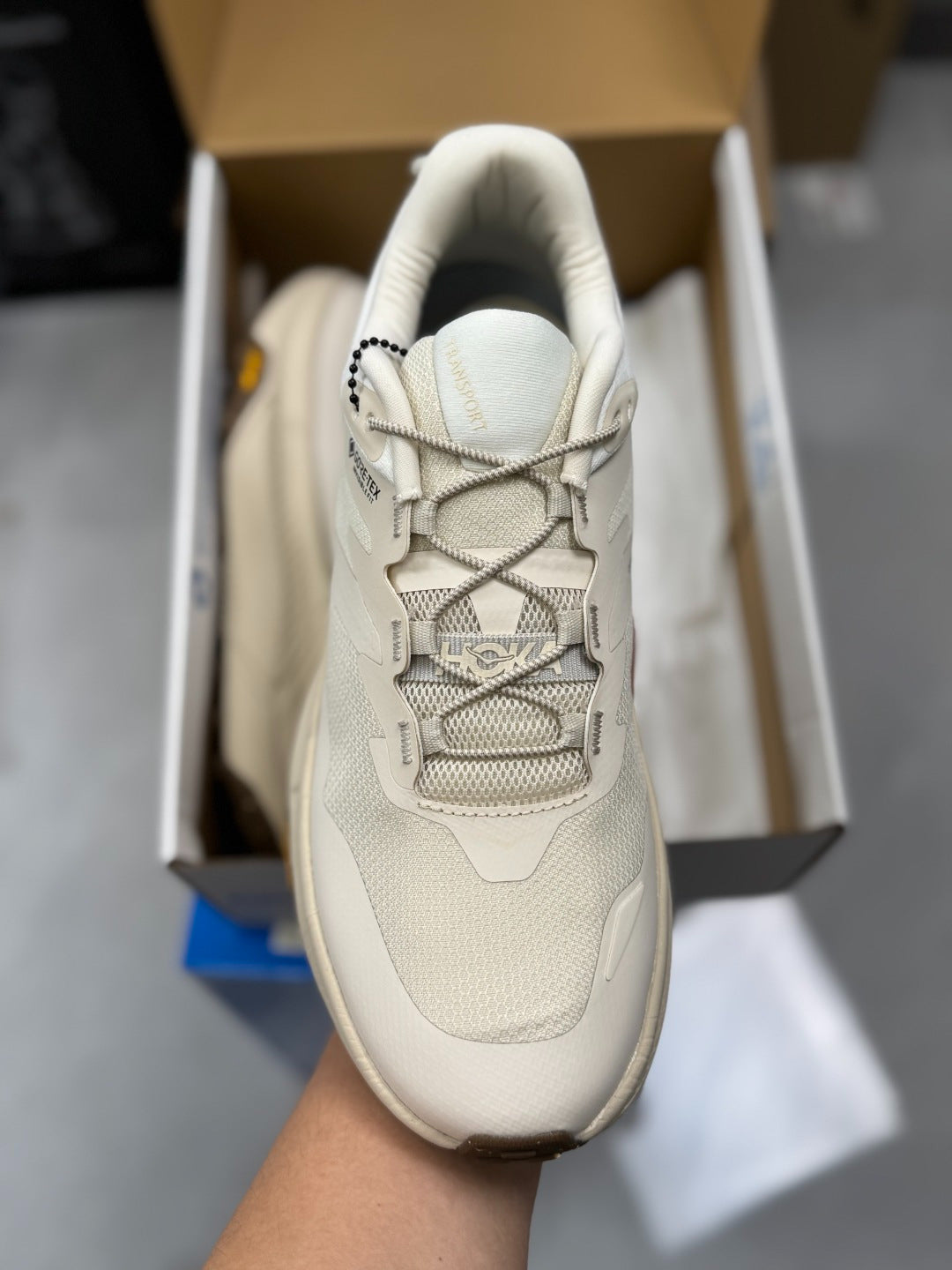Hoka Transport GTX Light apricot | Light khaki