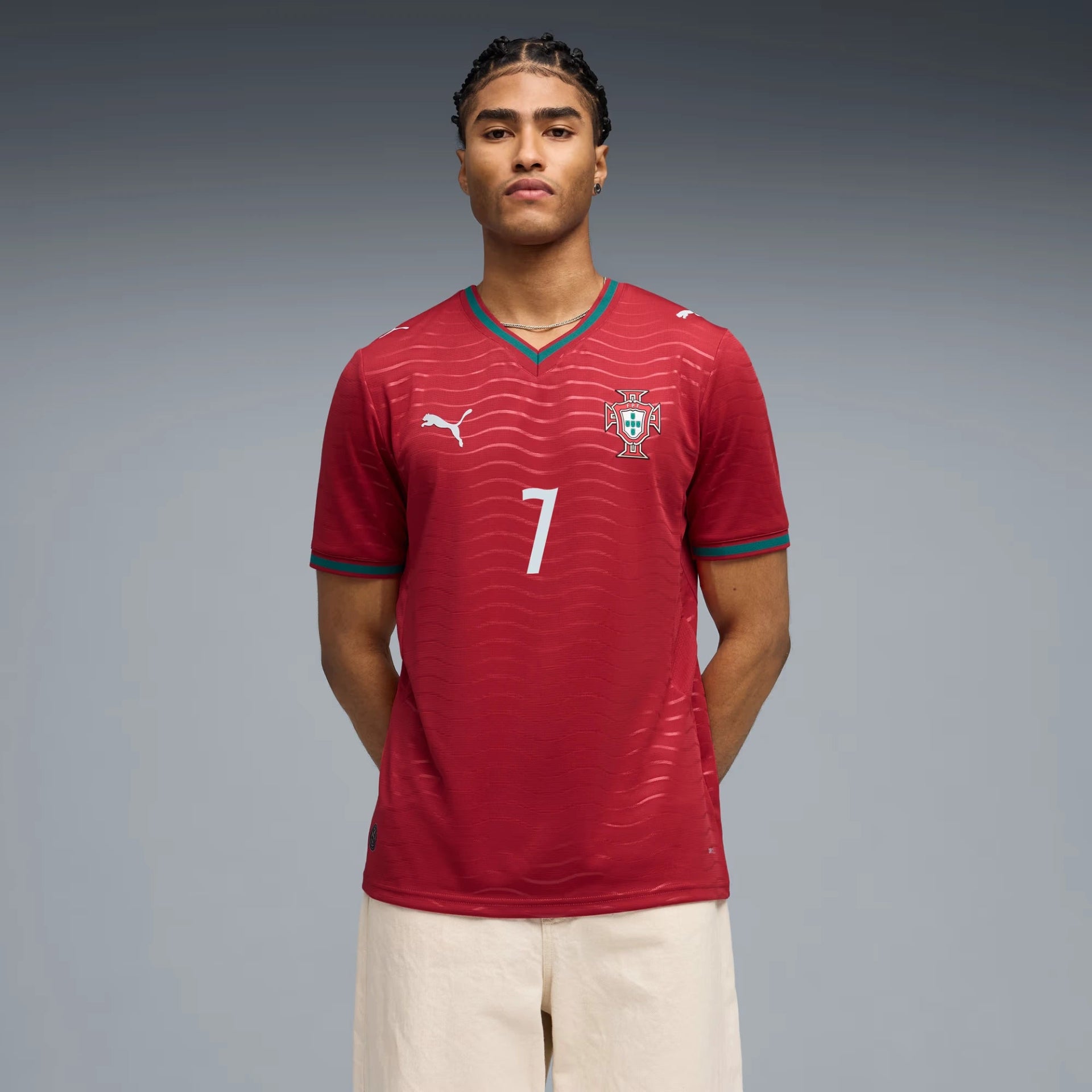 Puma 2026 Portugal Men's Stadium Home Ronaldo #7 Soccer Jersey