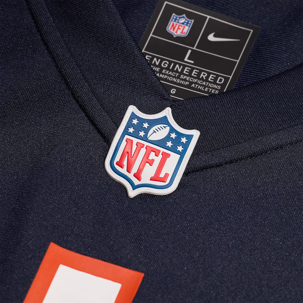 Men's Nike Kyle Monangai Navy Chicago Bears Navy Game Jersey