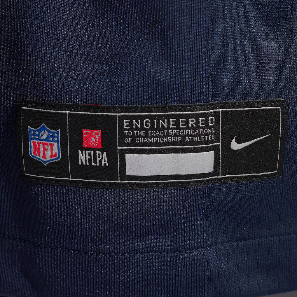 Men's Nike Kyle Monangai Navy Chicago Bears Navy Game Jersey