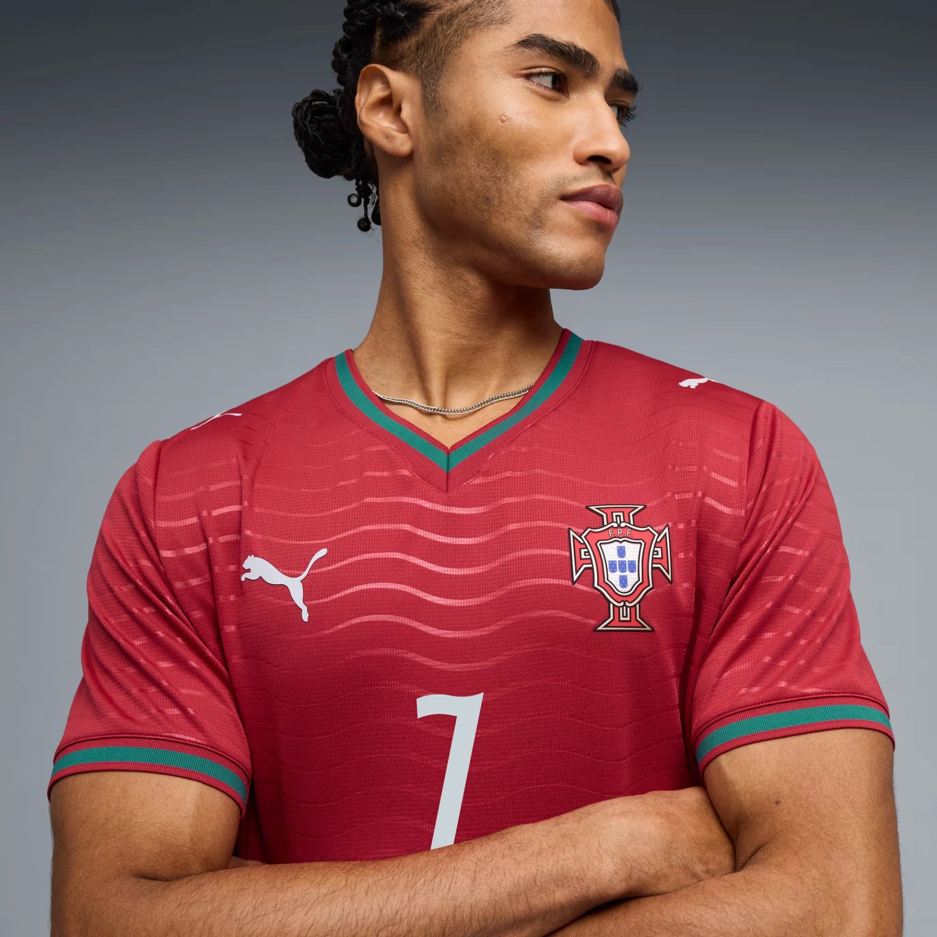 Puma 2026 Portugal Men's Stadium Home Ronaldo #7 Soccer Jersey