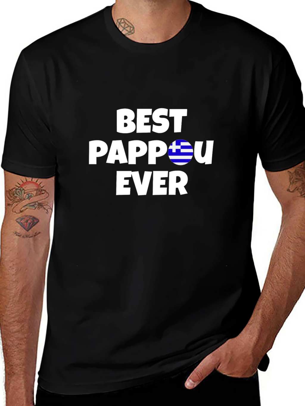 Best Pappou Ever T-Shirt - Greek Pride