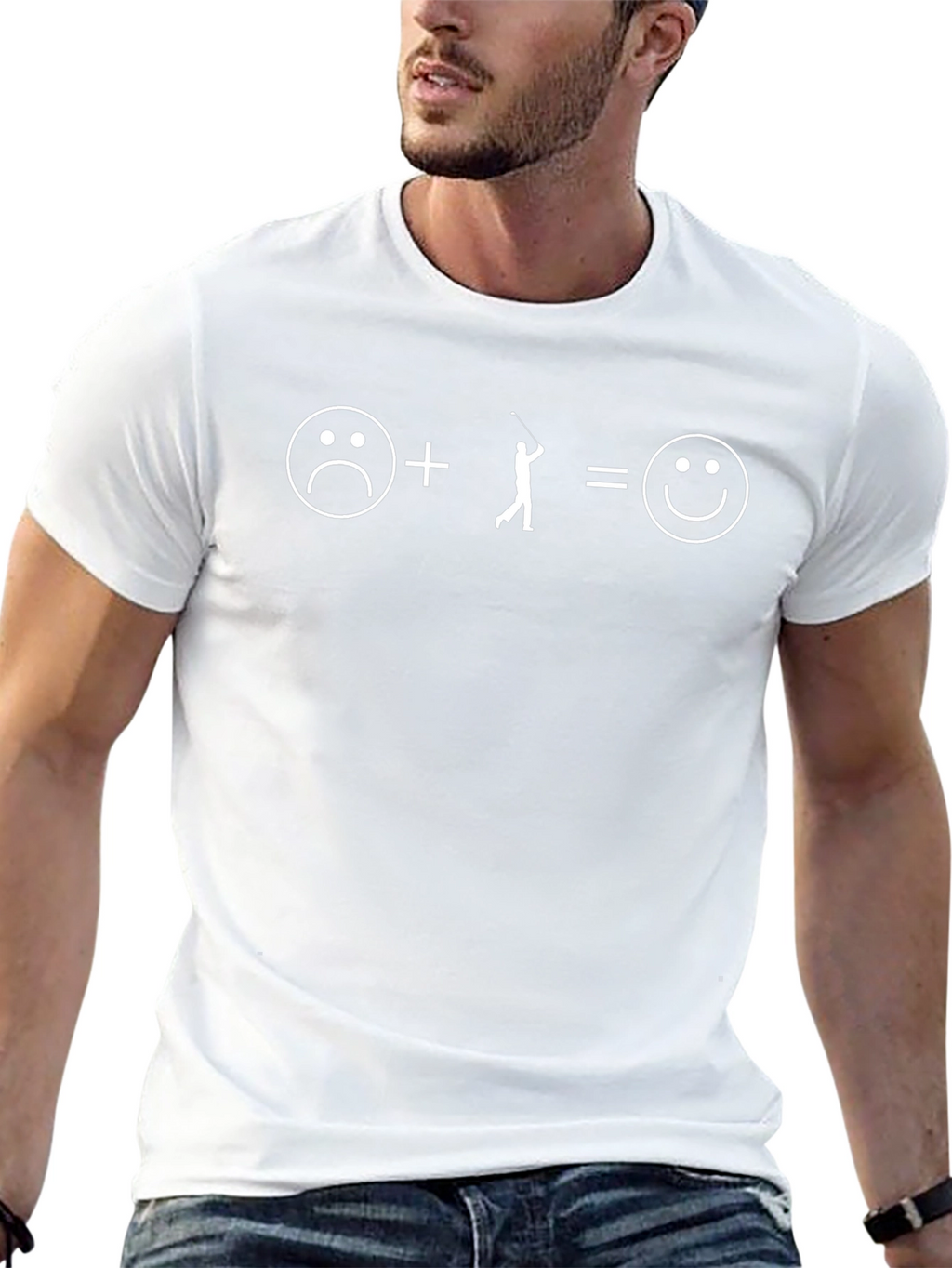 Golfing Makes Me Happy T-Shirt