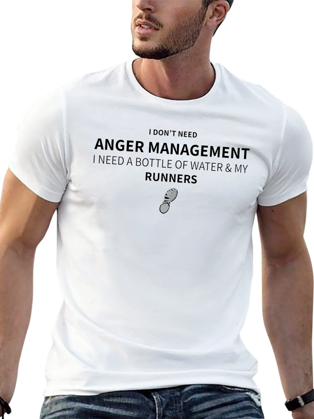 Funny Running T-Shirt: Anger Management Runner Gift