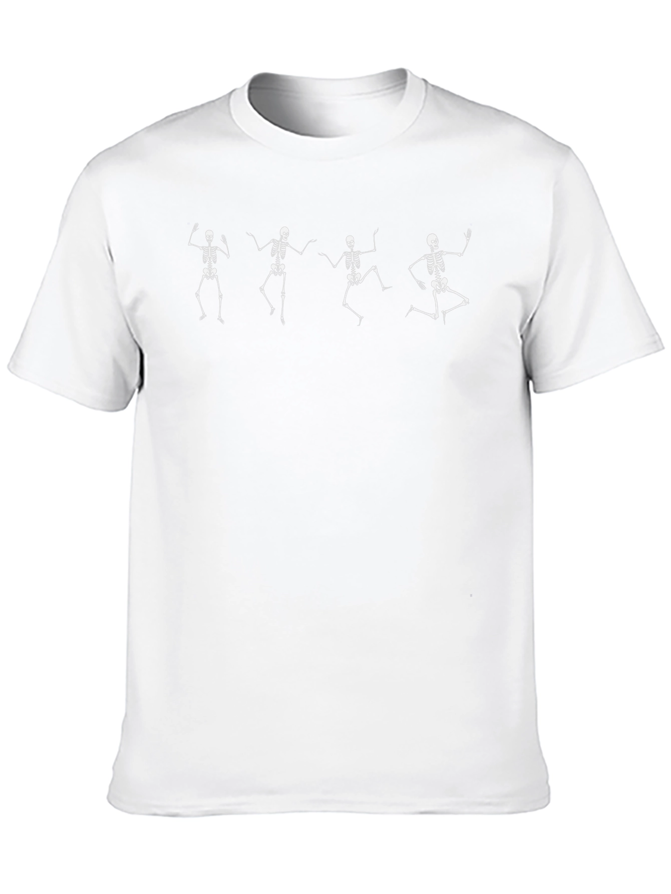 Dancing Skeletons Graphic Tee - Black
