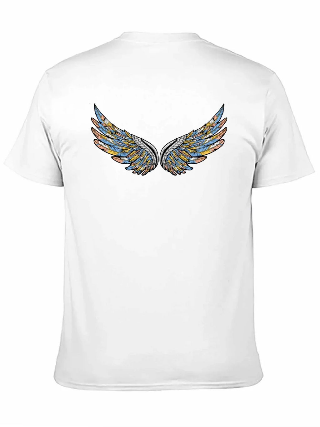 Wings Graphic Black T-Shirt