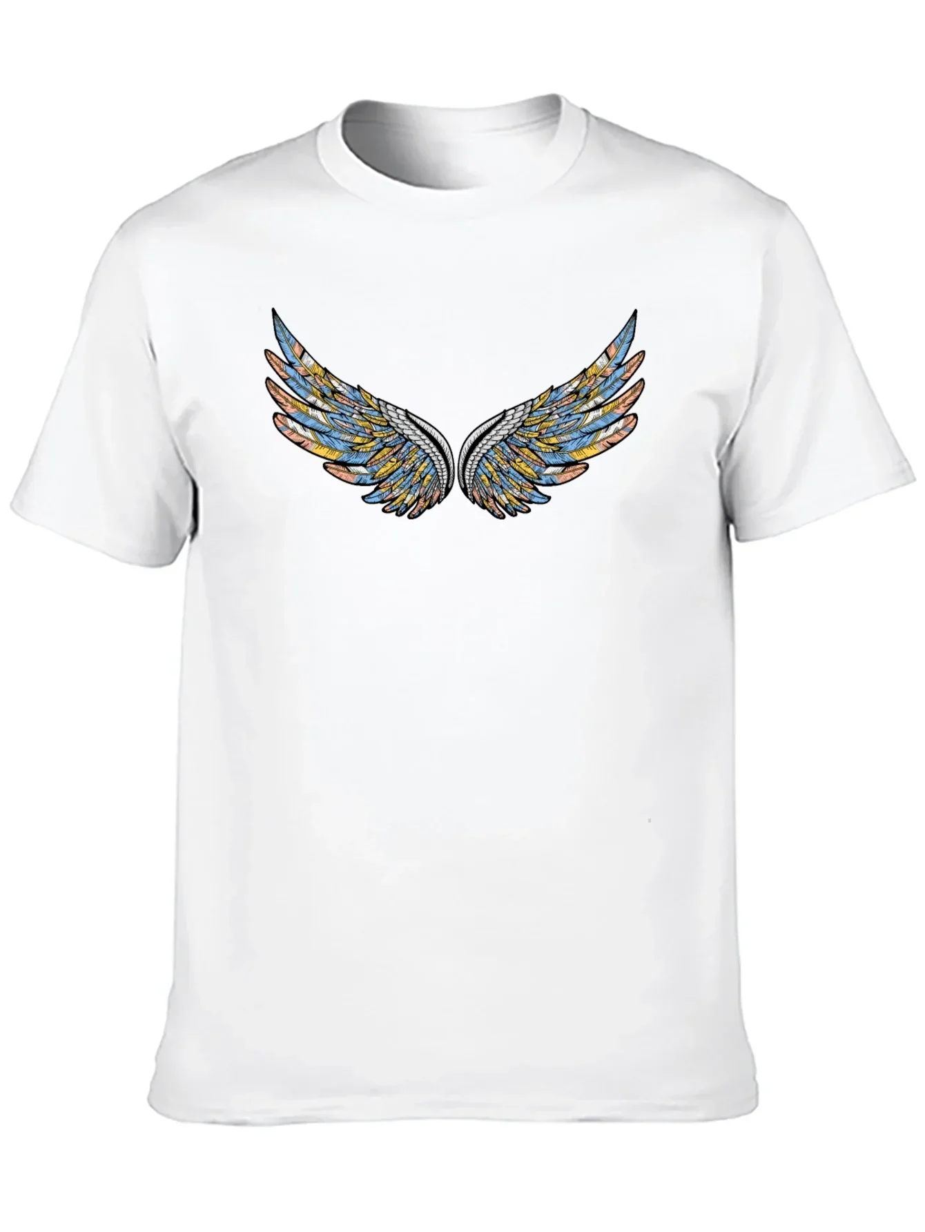 Wings Graphic Black T-Shirt