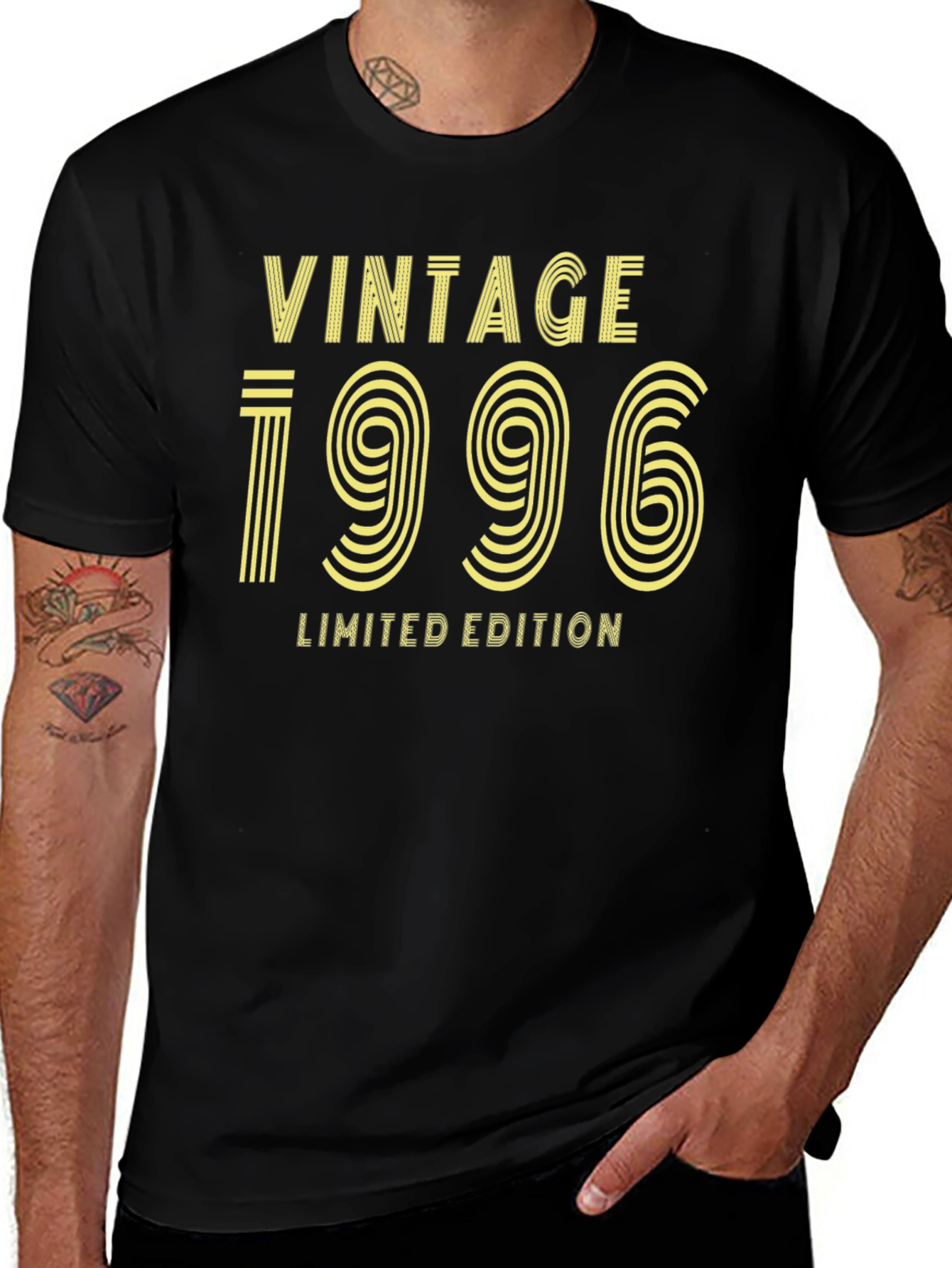 Vintage 1996 Limited Edition Black T-Shirt