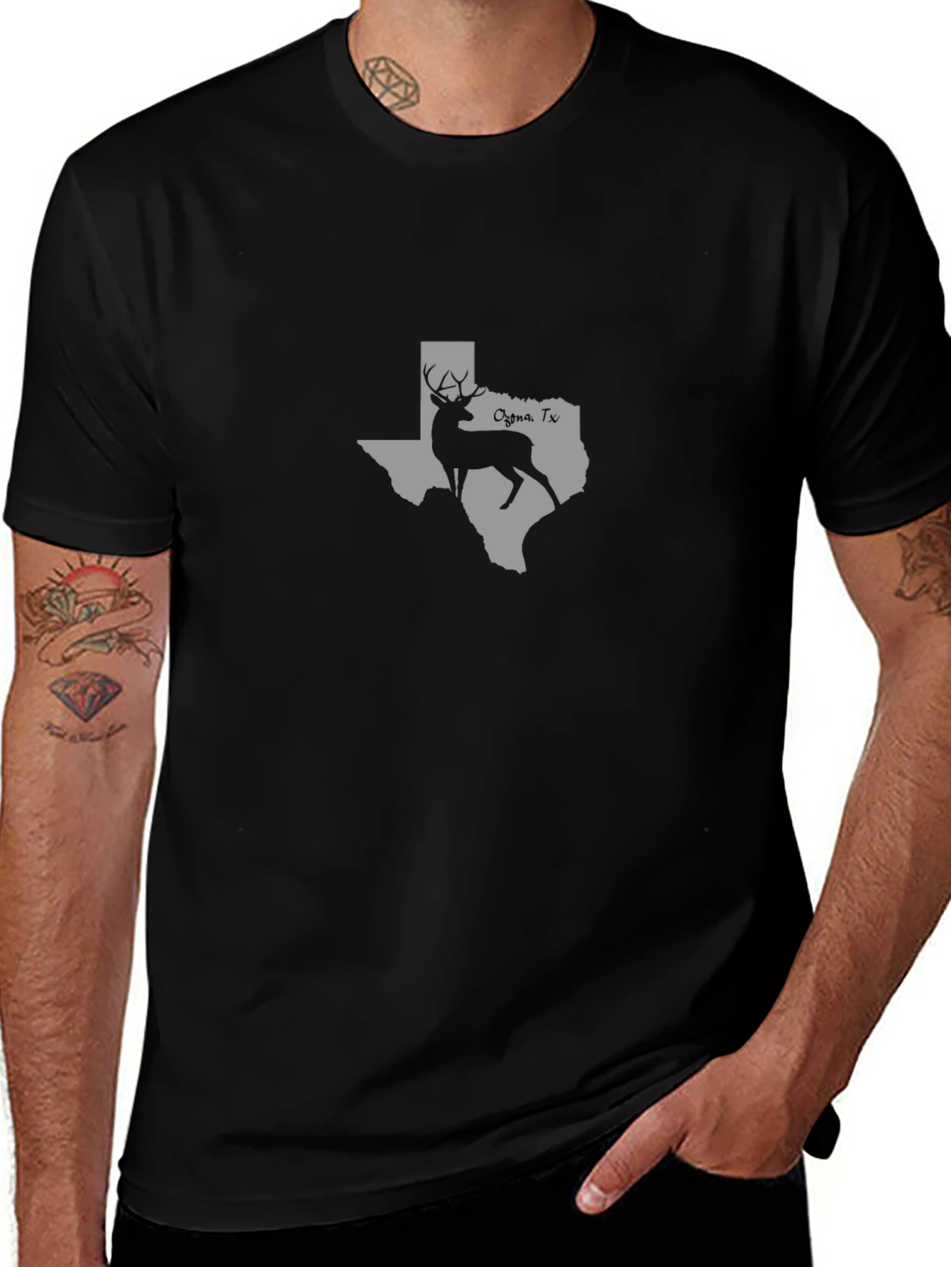 Ozona TX Deer Graphic Tee - Texas Pride