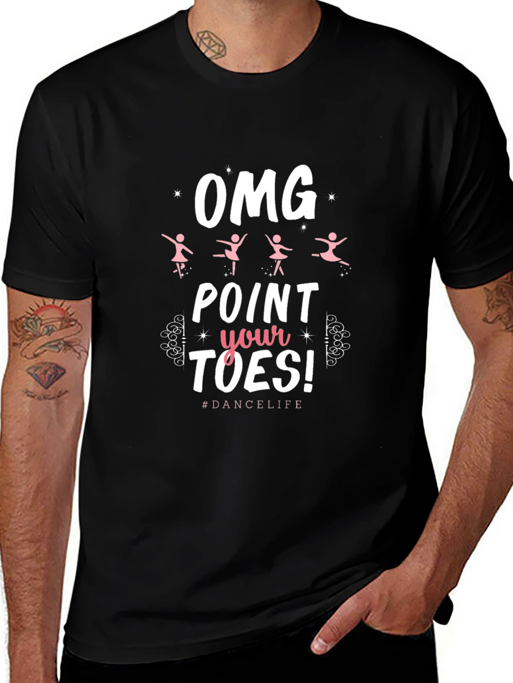OMG Point Your Toes Dance T-Shirt