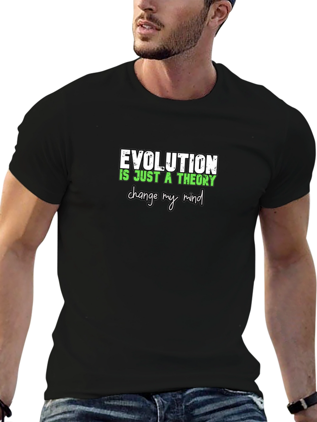 Evolution Theory Change My Mind Graphic Tee