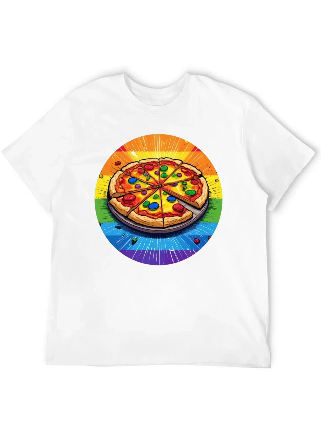 Rainbow Pizza T-Shirt
