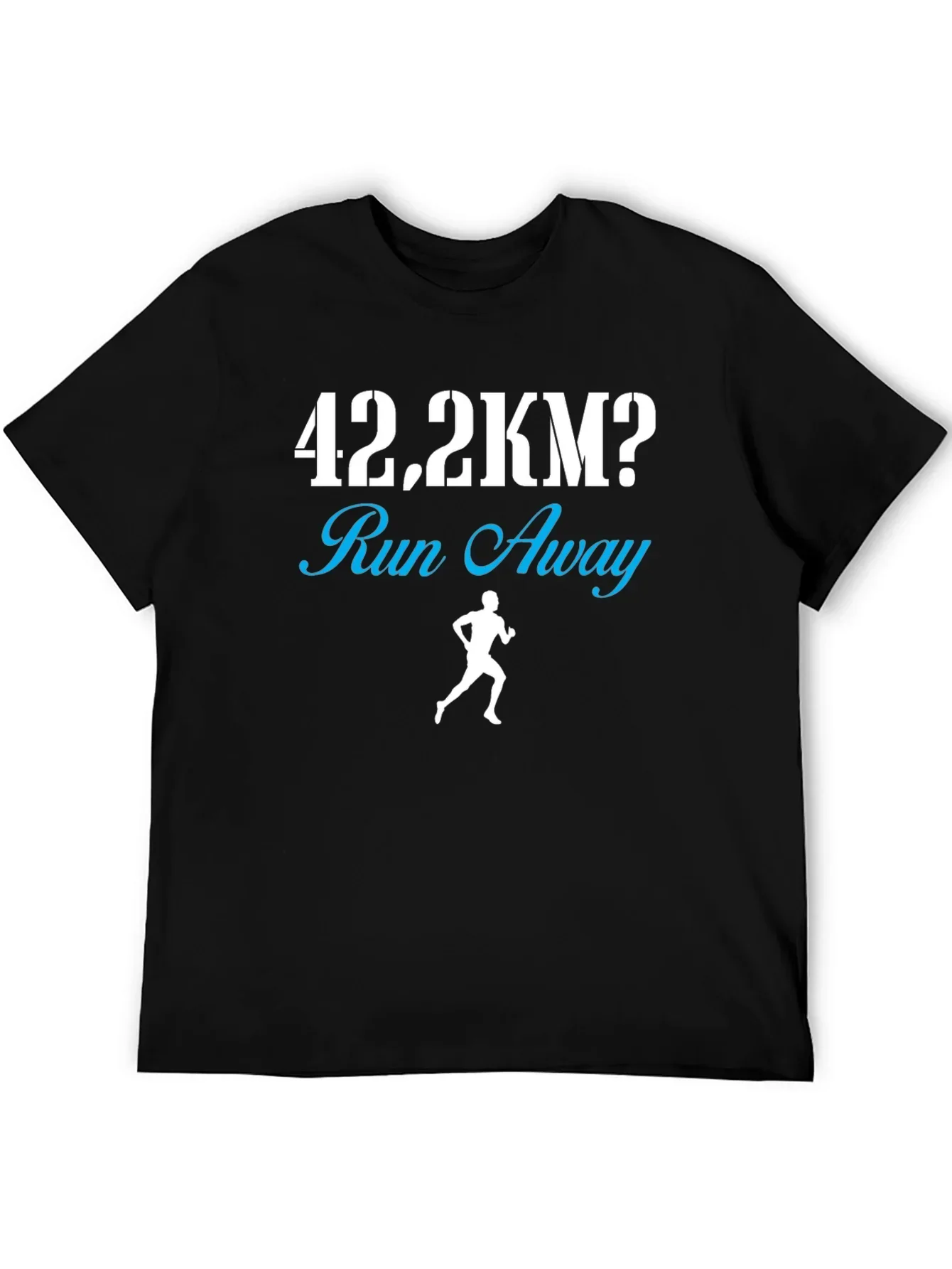 42.2KM Run Away Funny Marathon Runner T-Shirt
