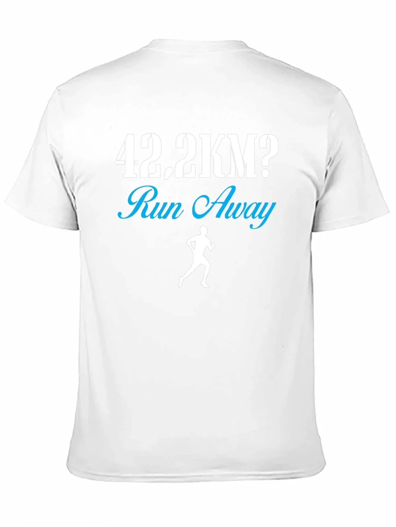 42.2KM Run Away Funny Marathon Runner T-Shirt