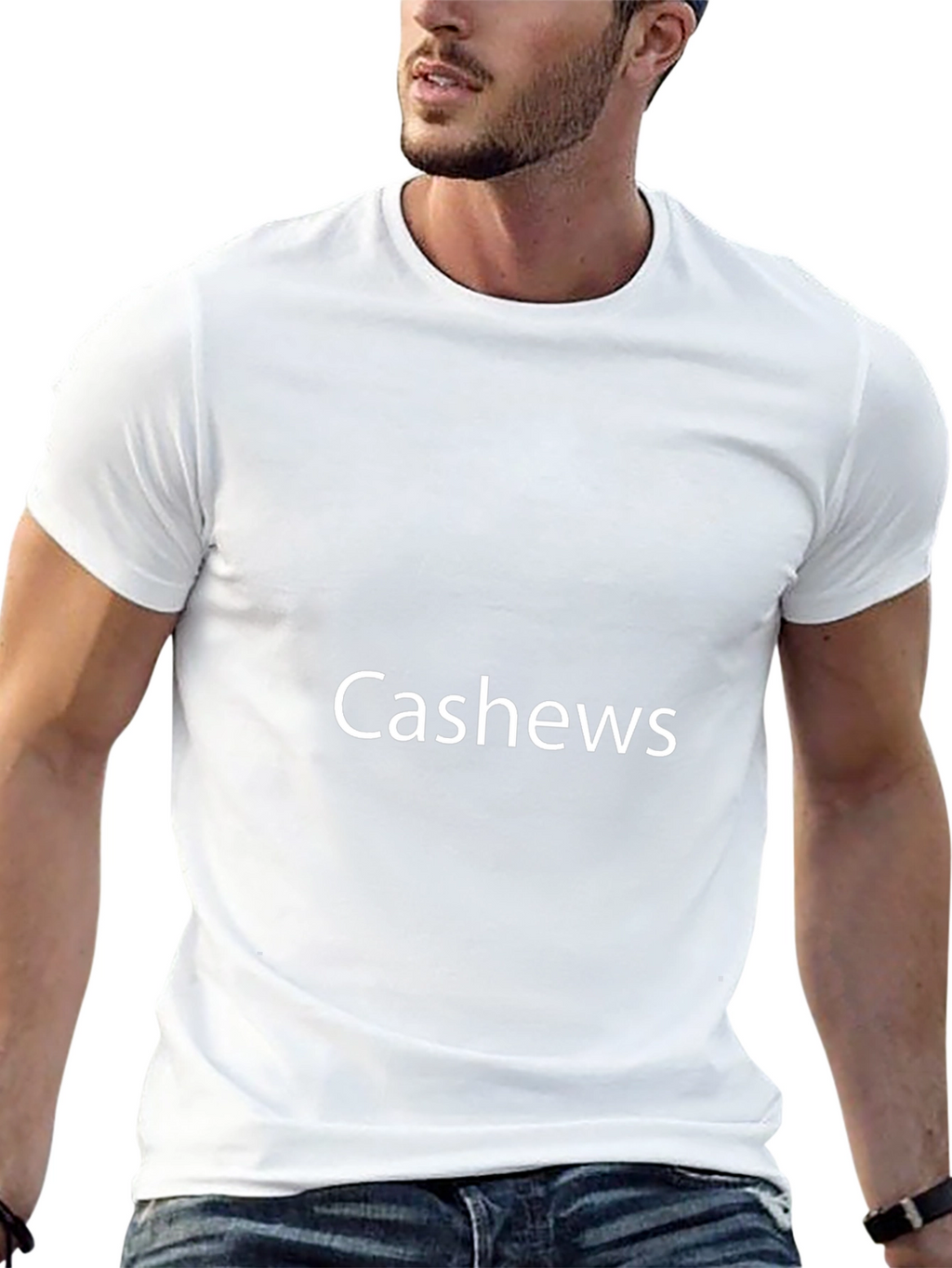 Cashews Graphic T-Shirt - Soft Cotton Blend Casual Style