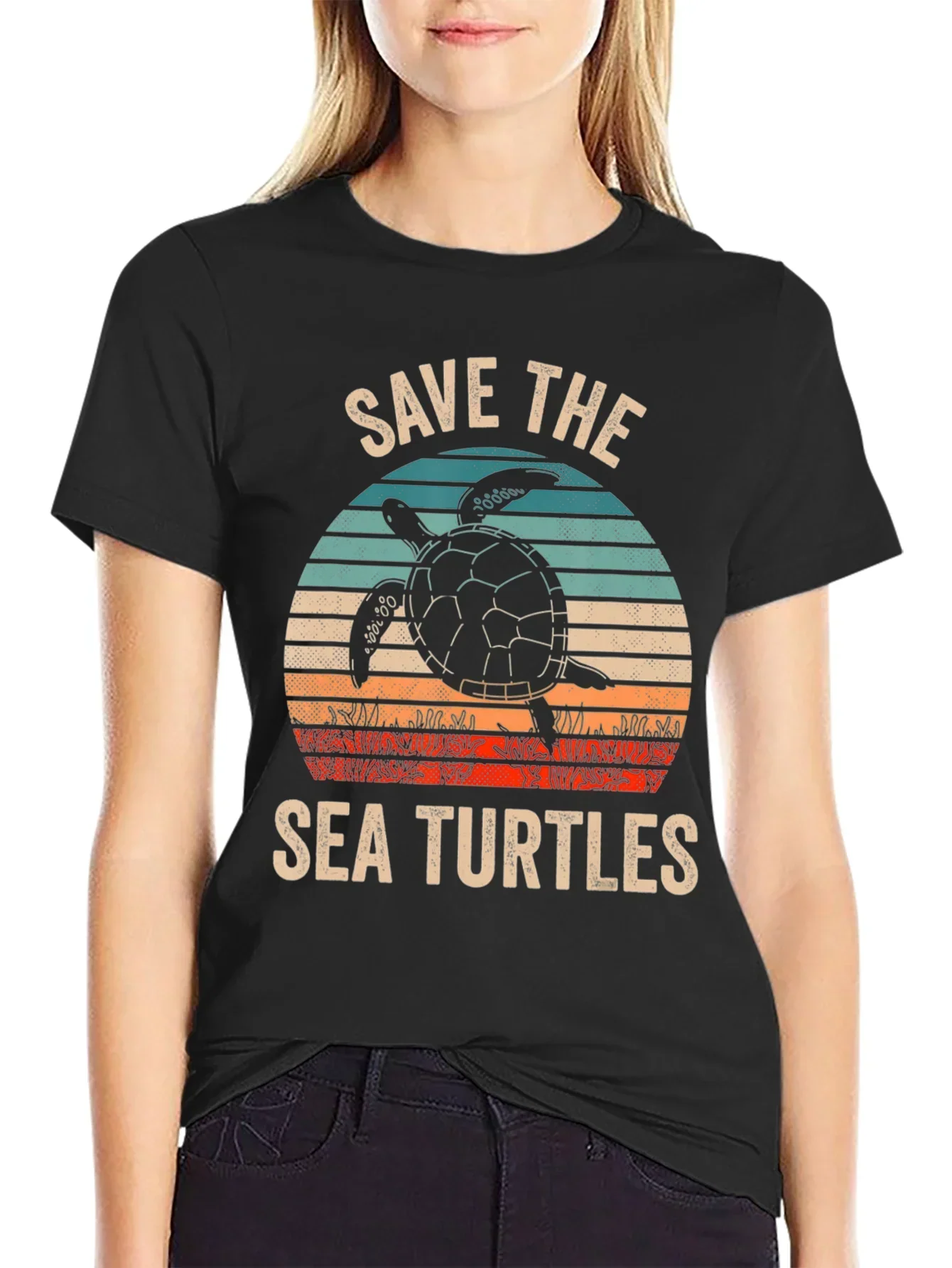 Save The Sea Turtles Graphic T-Shirt