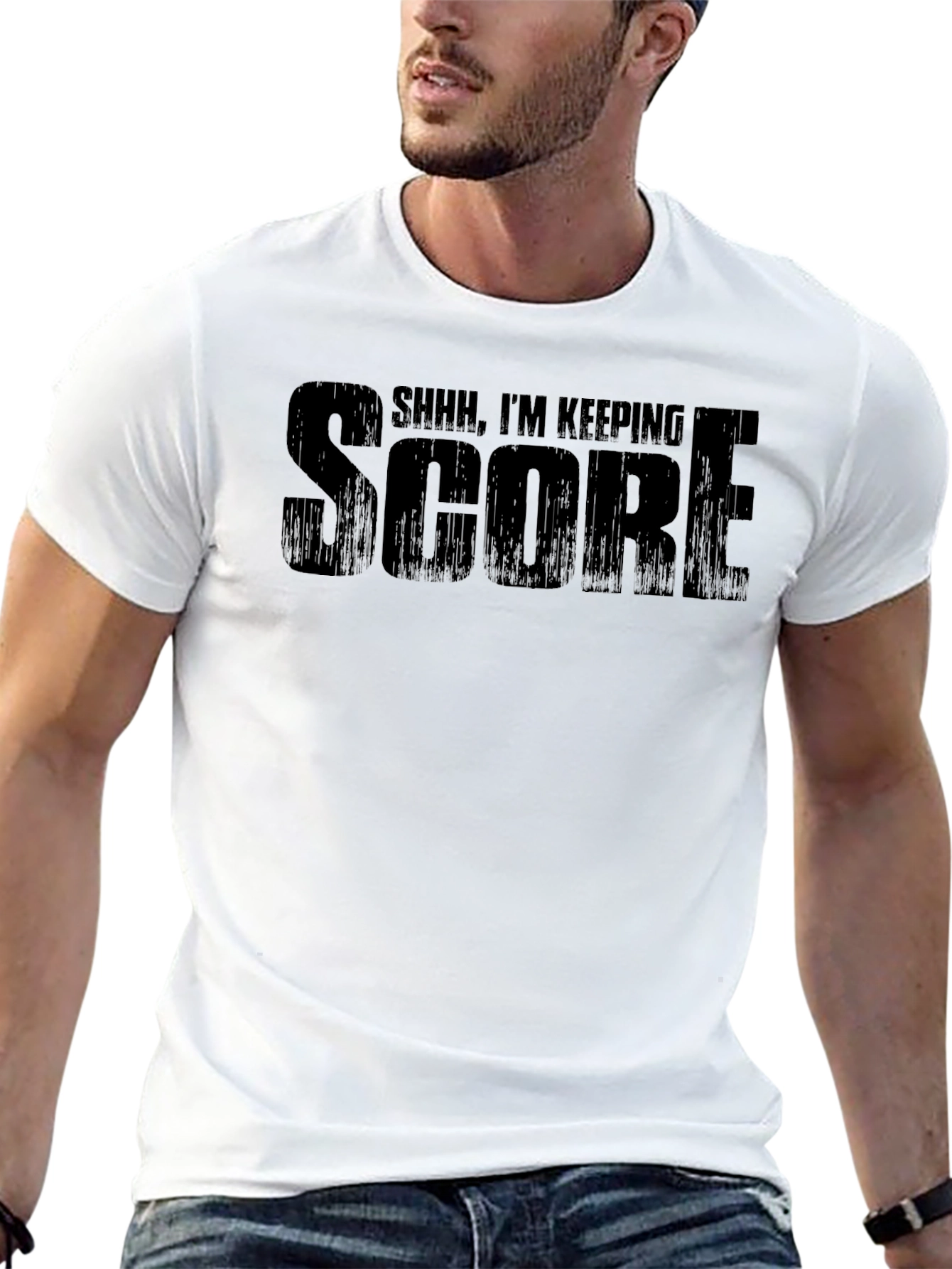 Shhh Im Keeping Score Graphic Tee