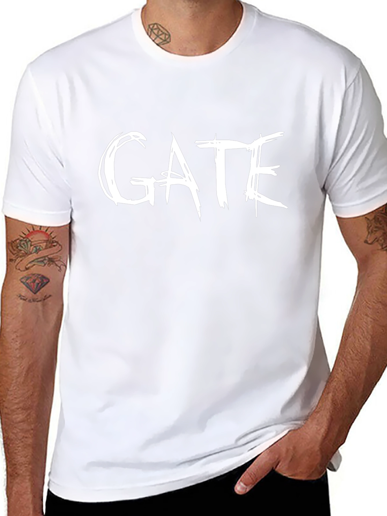 GATE Graphic Print T-Shirt
