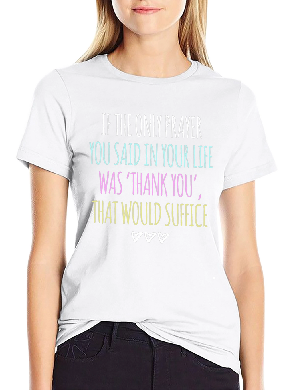 Gratitude Graphic Tee - Thank You Suffice
