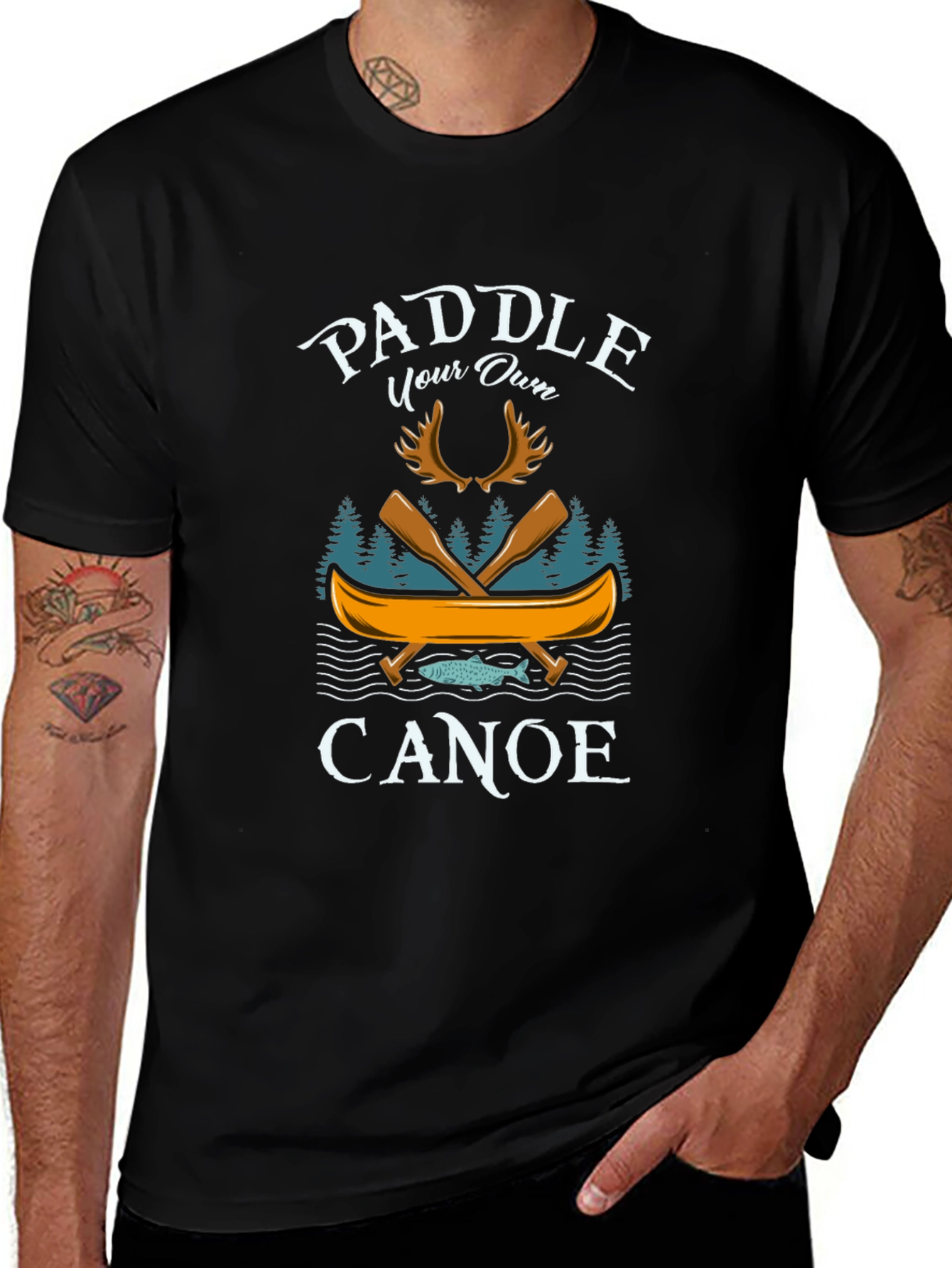 Paddle Your Own Canoe Graphic T-Shirt
