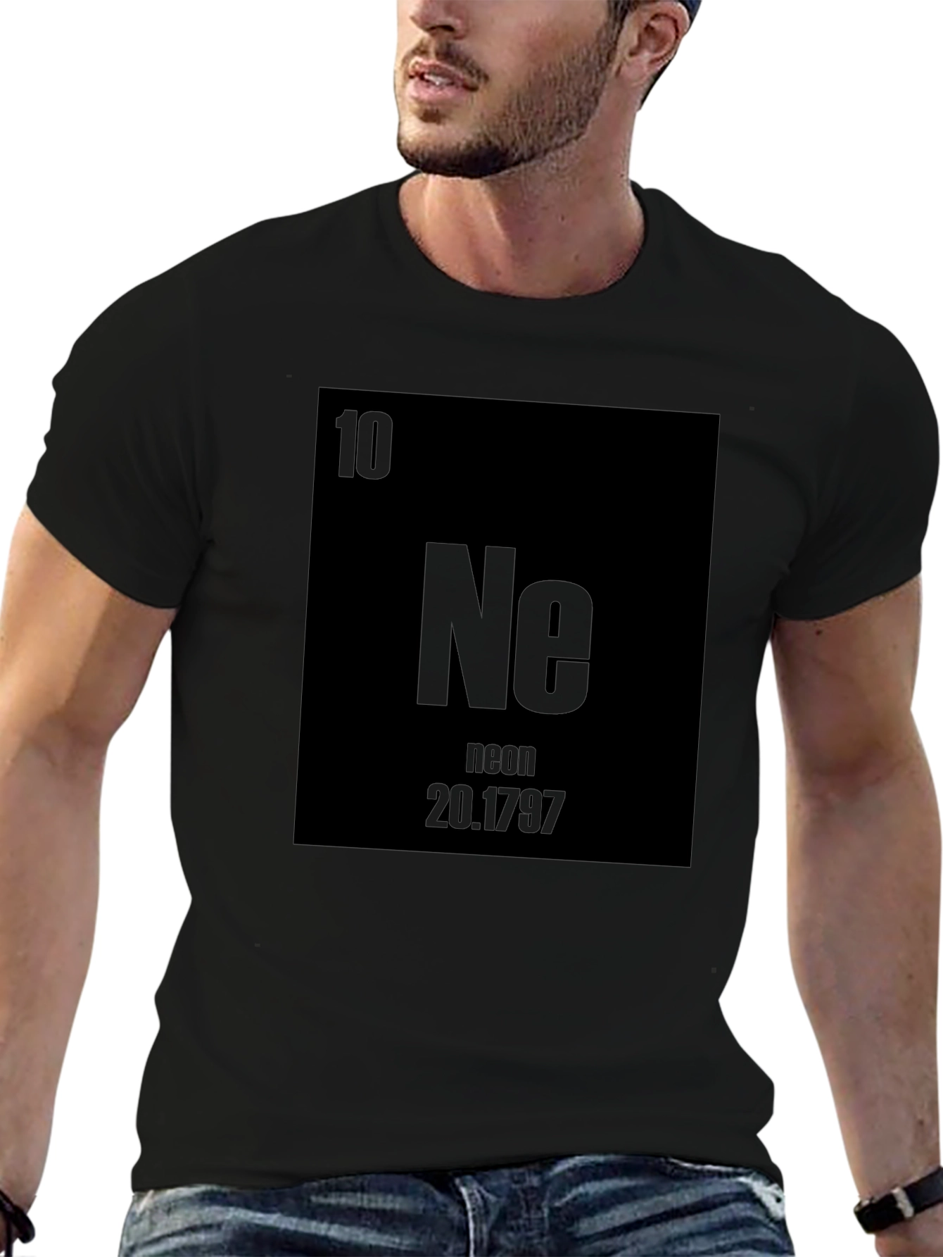 Neon Element T-Shirt - Science Tee for Chemistry Lovers