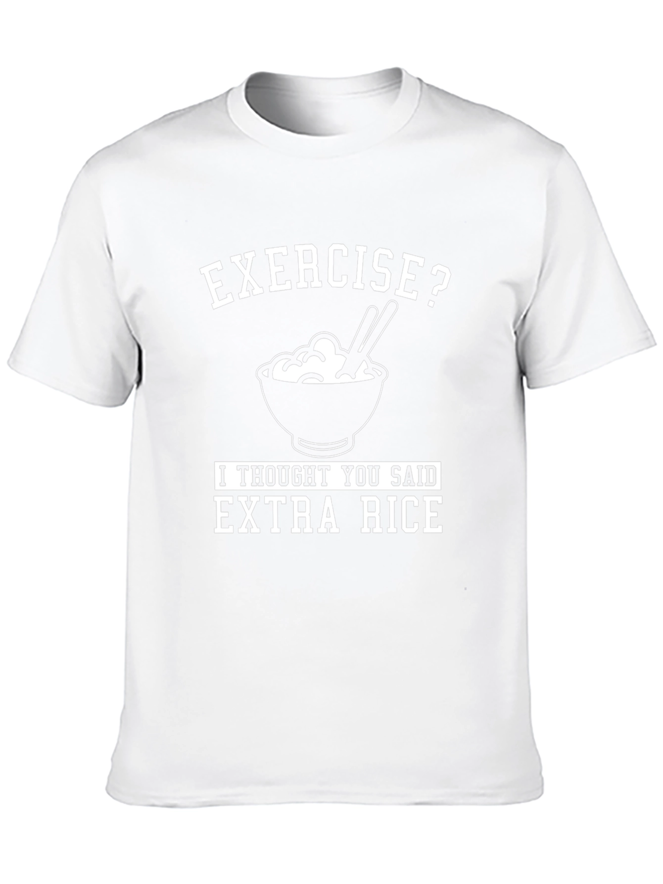 Extra Rice Funny Graphic T-Shirt