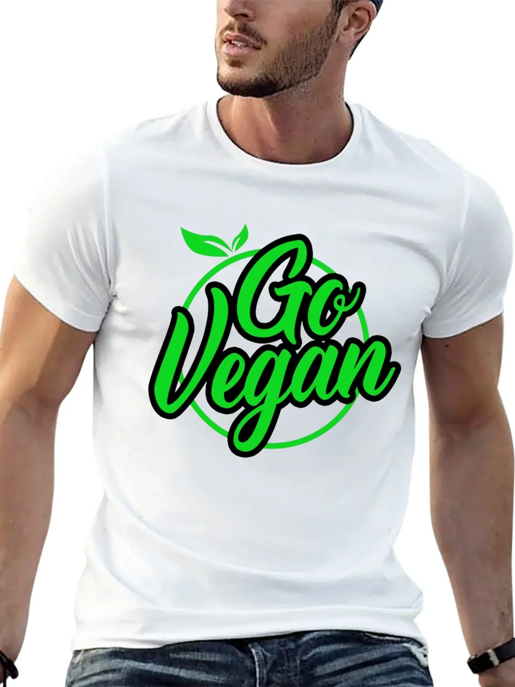 Go Vegan Black T-Shirt
