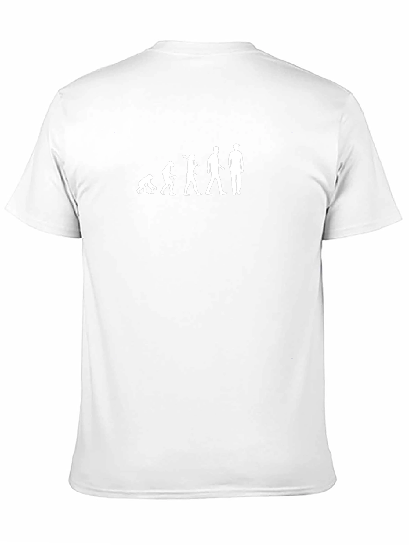 Evolution Of Man Black Graphic T-Shirt