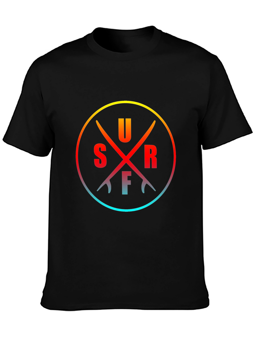 Surfboards Circle Tee - Casual Style