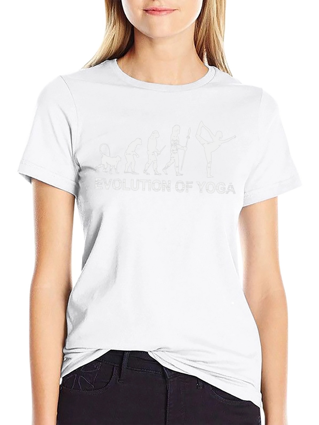 Evolution of Yoga Black T-Shirt