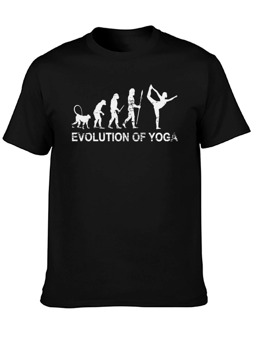 Evolution of Yoga Black T-Shirt