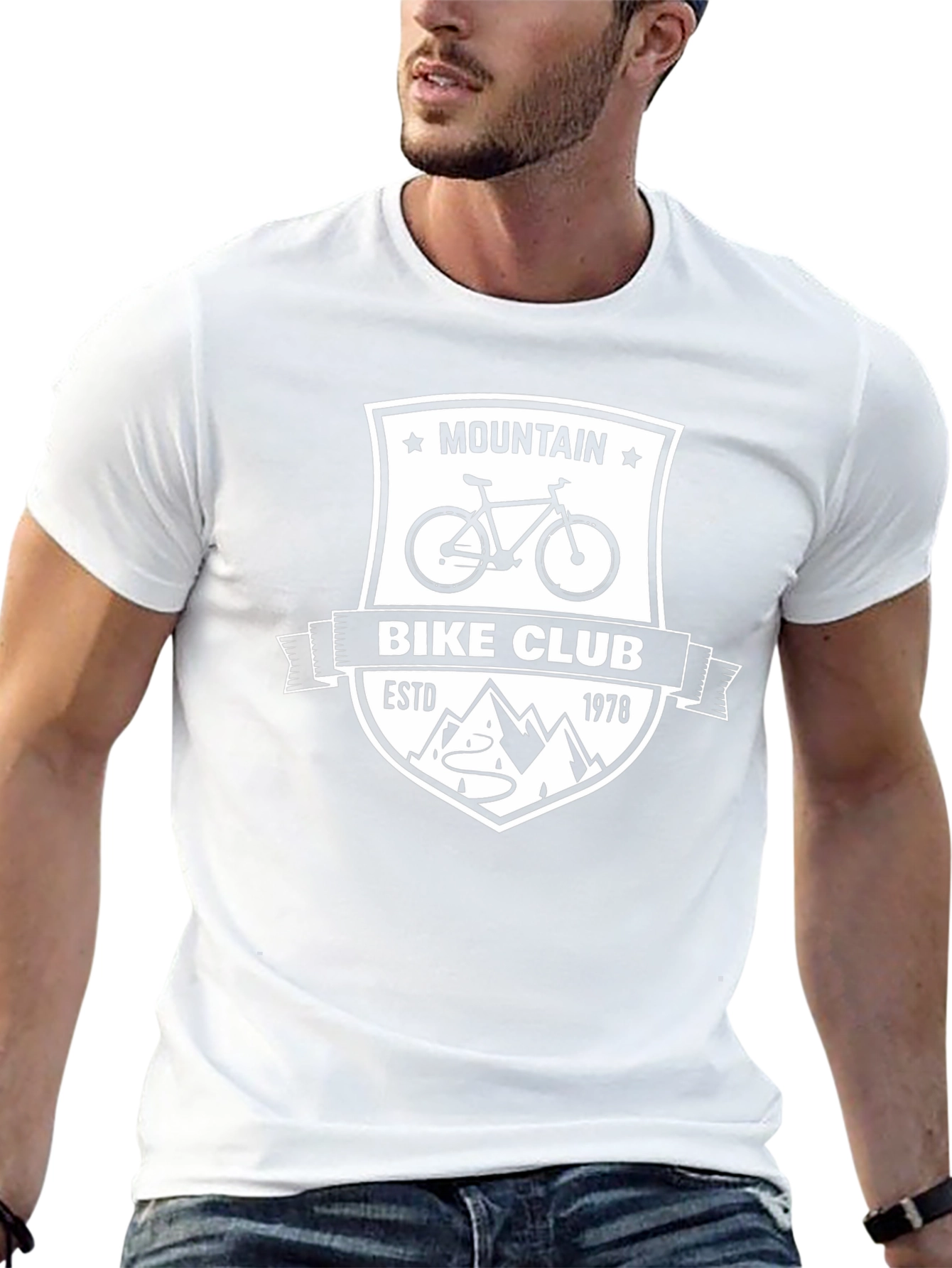 Mountain Bike Club Black Graphic Tee